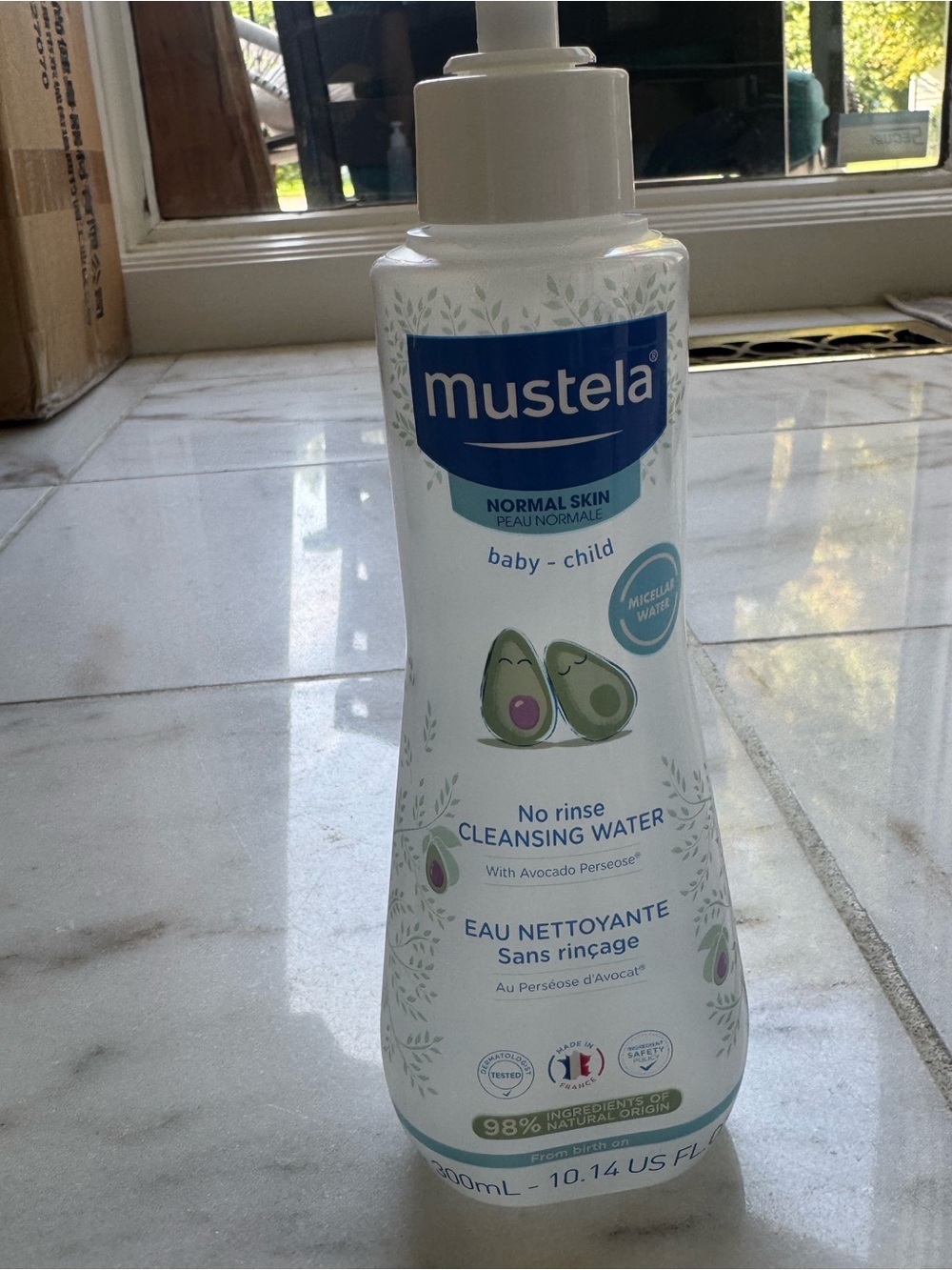 No Rinse Cleansing Water for Baby - White & Green